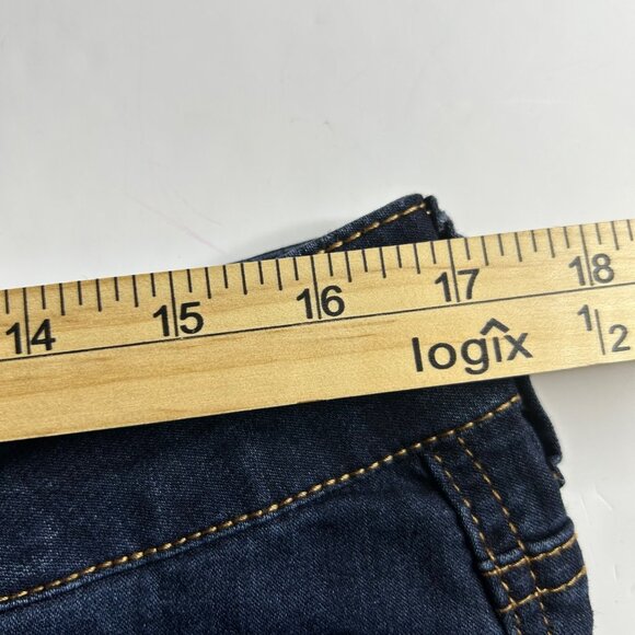 Molly and Isadora Women's size 16W Ankle Skinny Blue Jeans - Picture 8 of 14